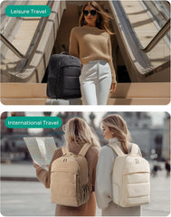 BAGSMART Travel Backpack for Women, Gym Backpack with Shoe Compartment
