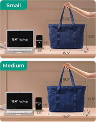 BAGSMART Gym Tote Bag for Women, 24L/28L Travel Tote Yoga Mat Bag