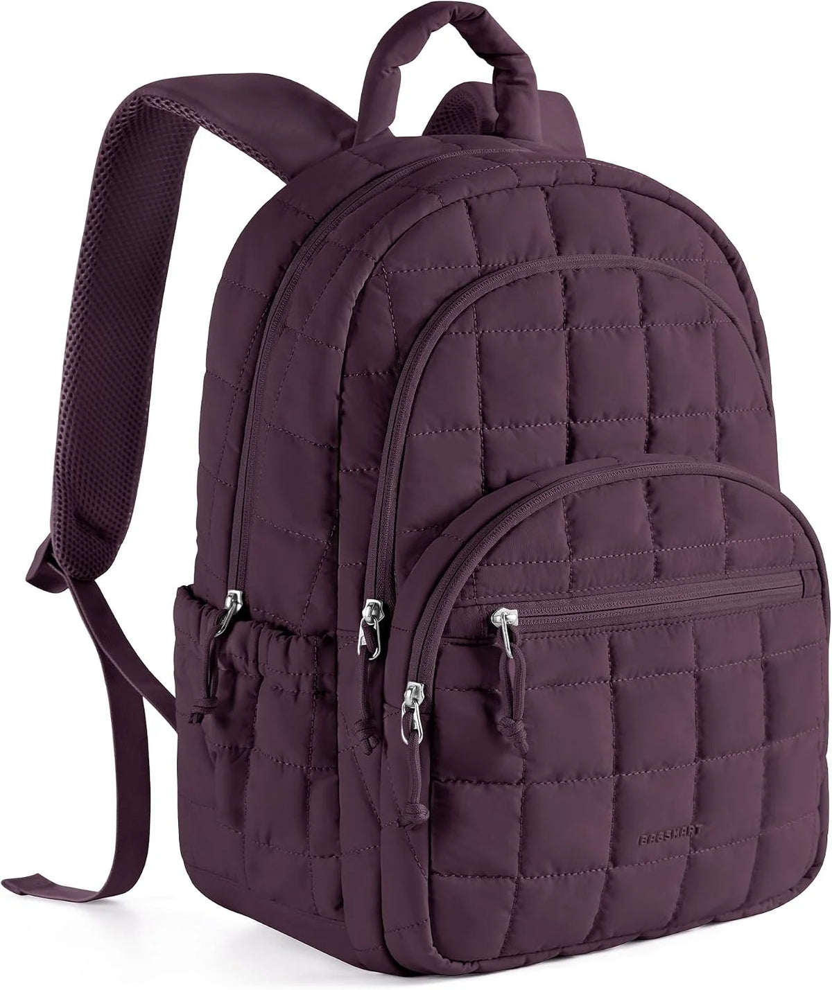 BAGSMART Travel Backpack for Women, 15.6" College Laptop Backpack, Grape
