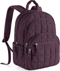 BAGSMART Travel Backpack for Women, 15.6" College Laptop Backpack, Grape