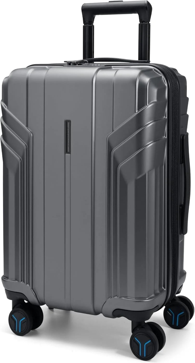 BAGSMART Expandable Carry On Luggage 22x14x9 Airline Approved, Gray