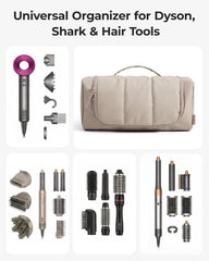 BAGSMART Hair Tool Travel Bag, Organizer for Dyson Airwrap with Hook