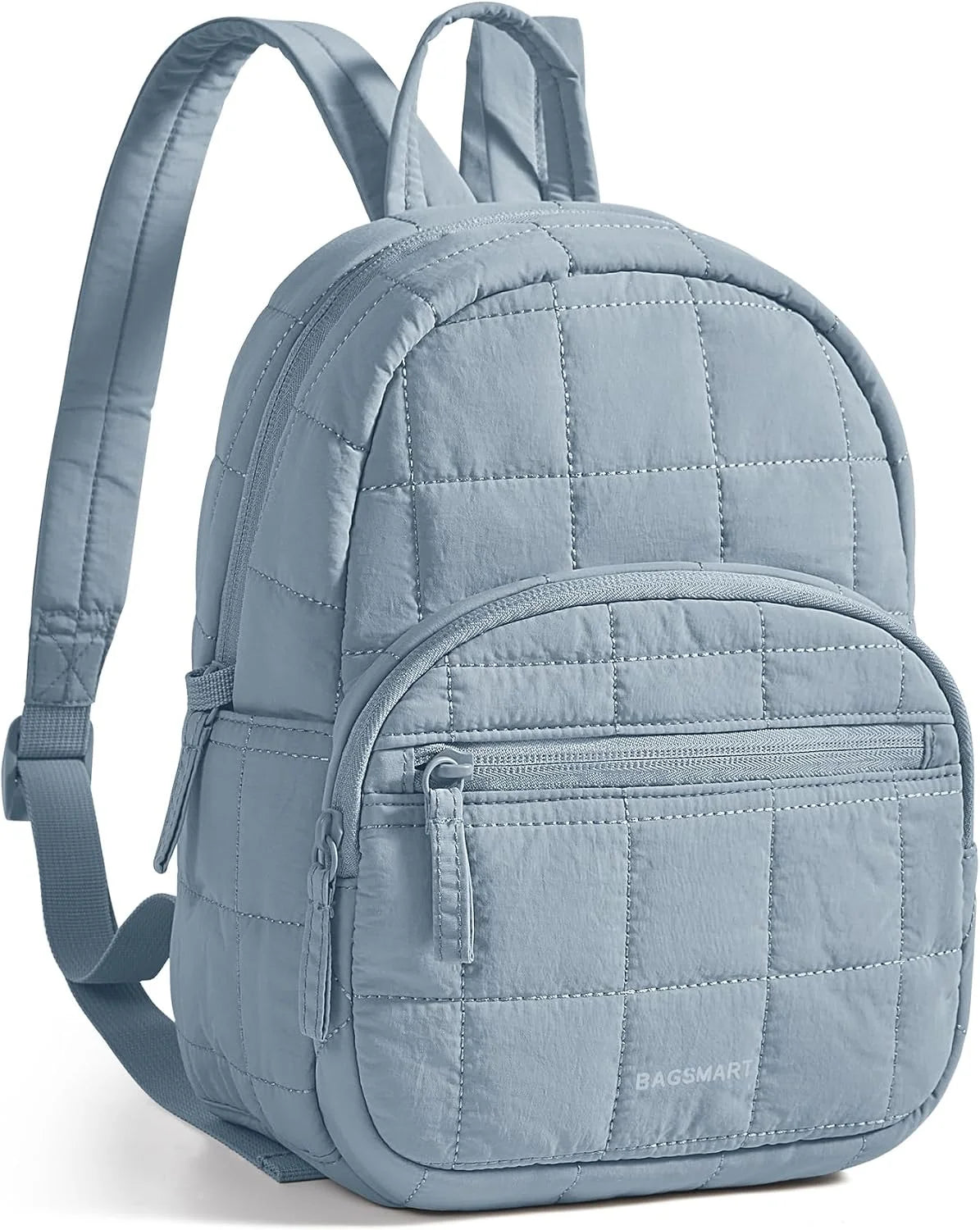 BAGSMART Mini Backpack for Women, Small College Backpack, French Blue