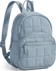 BAGSMART Mini Backpack for Women, Small College Backpack, French Blue