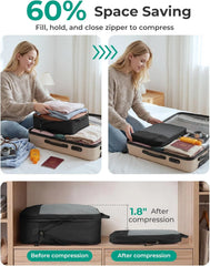 BAGSMART Compression Packing Cubes for Travel Essentials