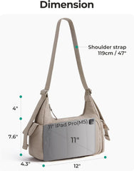 BAGSMART Crossbody Hobo Bags for Women, Small Puffer Everyday Purse