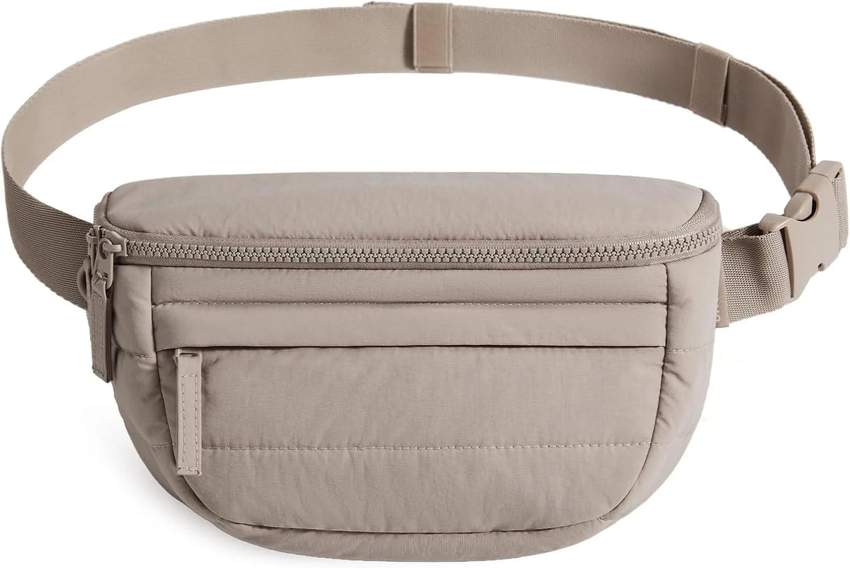 BAGSMART Fanny Packs for Women Cross Body Lightweight Puffy Belt Bag