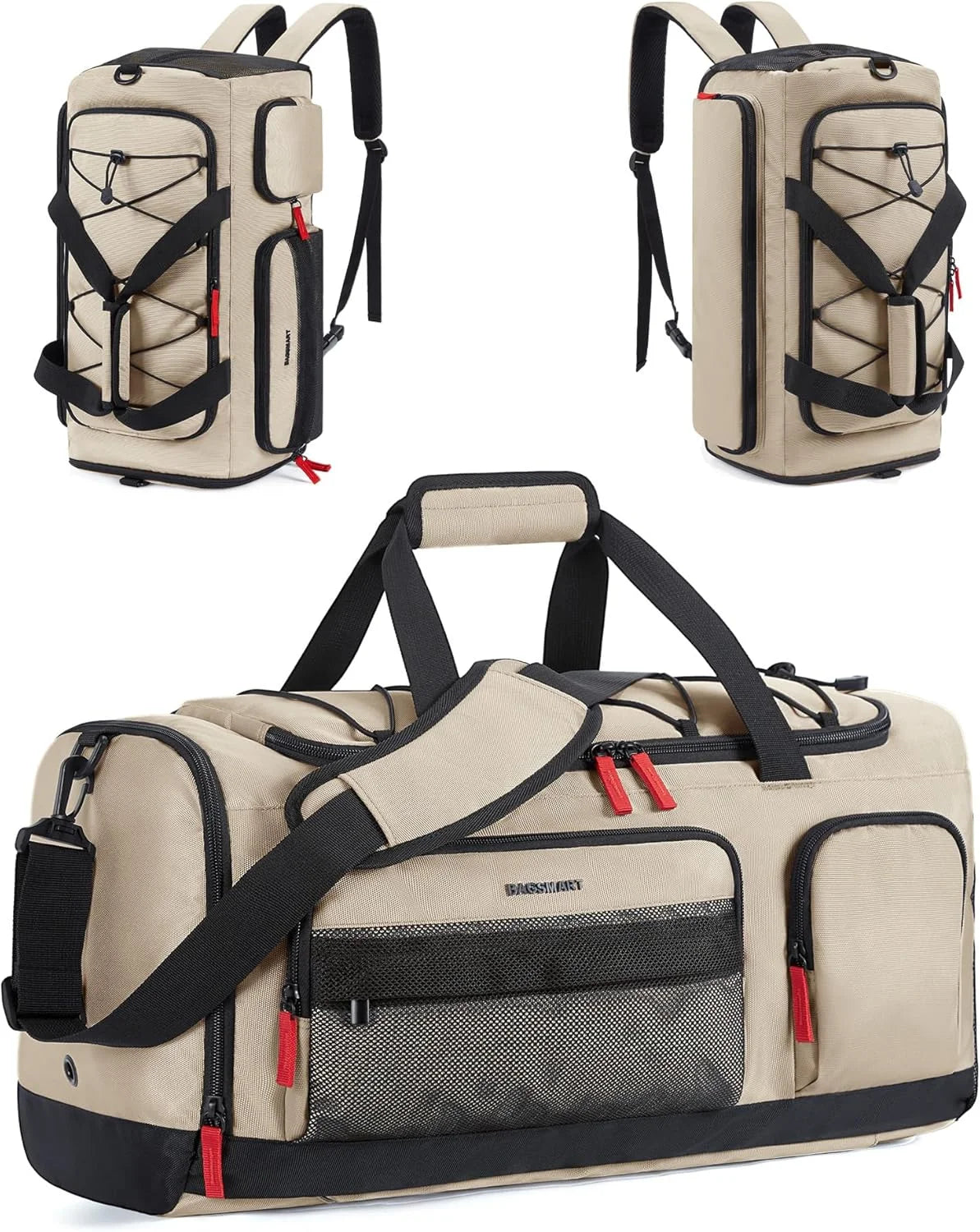 BAGSMART Gym Bag for Men, Athletic Sports Backpack Travel Hiking Duffel