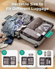 BAGSMART Compression Packing Cubes for Travel Essentials