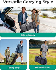 BAGSMART 83L Foldable Travel Bag, Large Duffle Bag Luggage for Travel