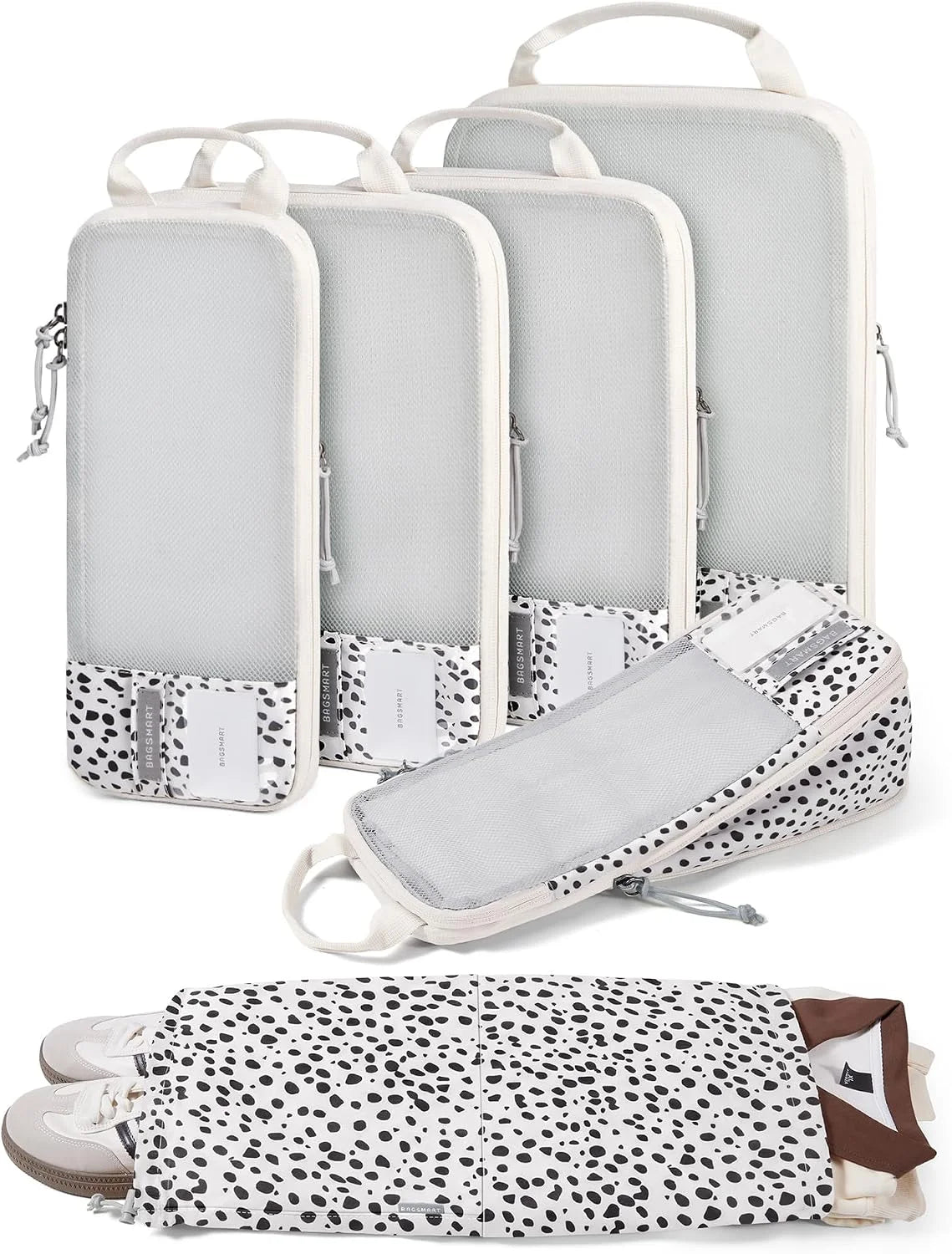 BAGSMART Compression Packing Cubes for Travel Essentials