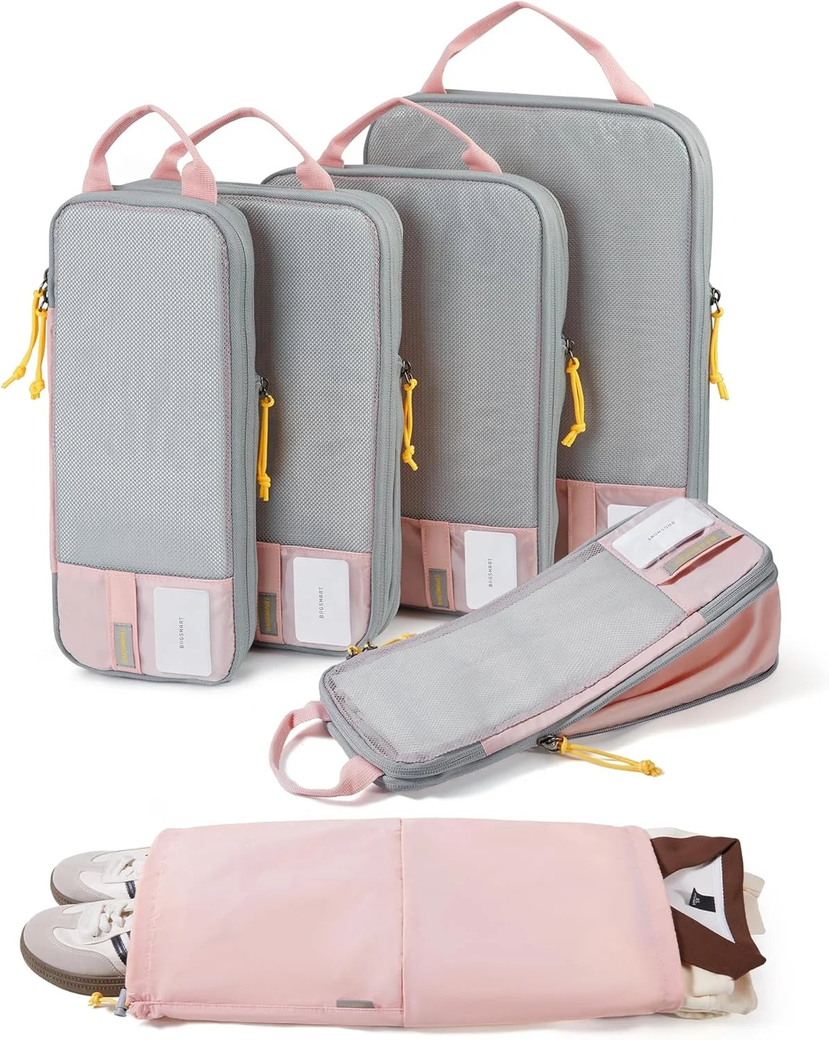 BAGSMART Compression Packing Cubes for Travel Essentials