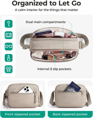 BAGSMART Cross Body Purse, Small Crossbody Bags for Women Travel Purse, Casual Shoulder Handbag Wallet