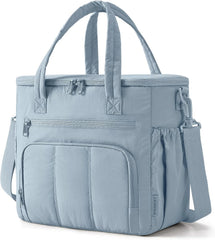 BAGSMART Puffy Insulated Lunch Bag, 13L Lightweight Tote