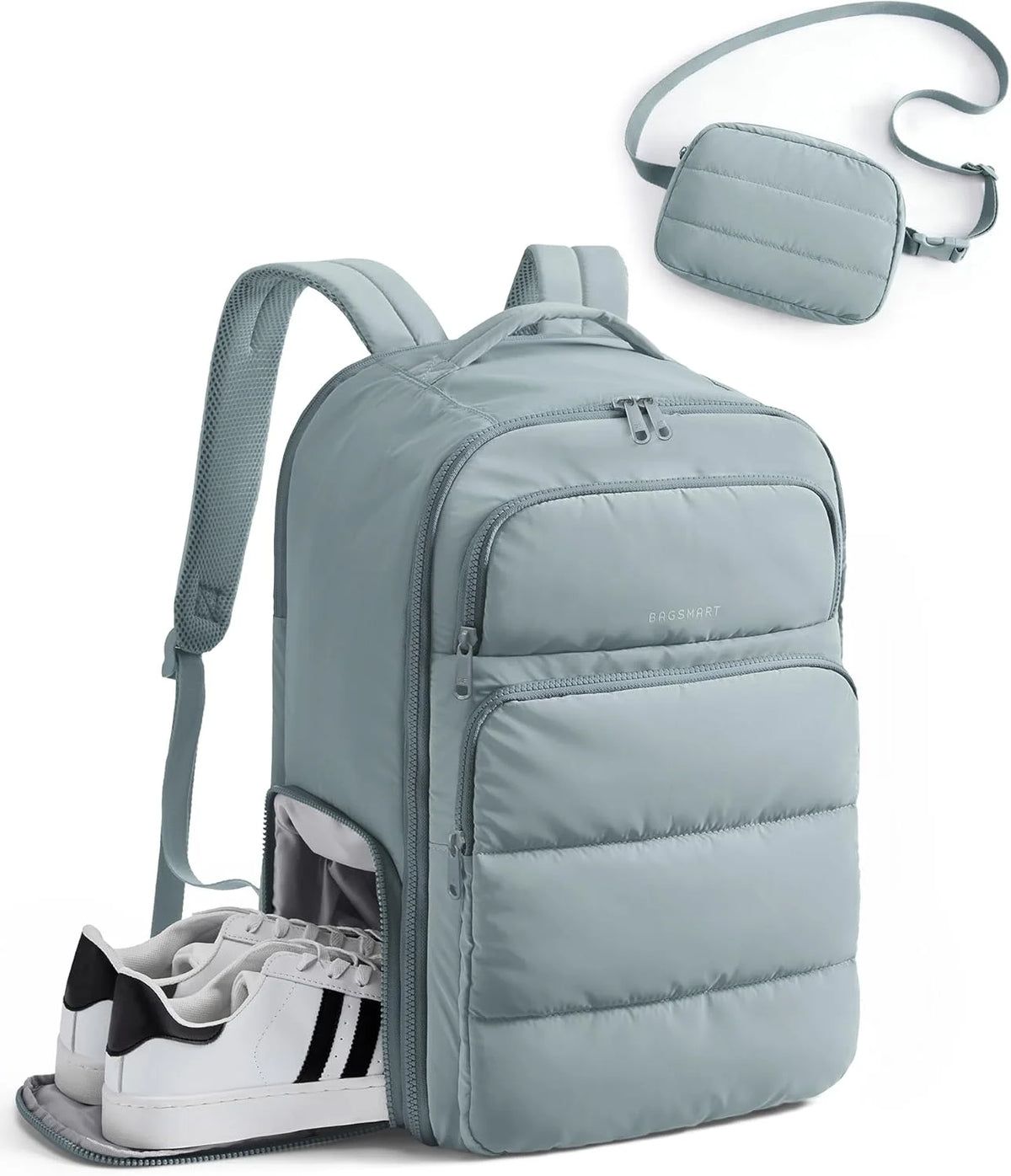 BAGSMART 35L Travel Backpack for Women, 17.3" Carry-On Personal Item