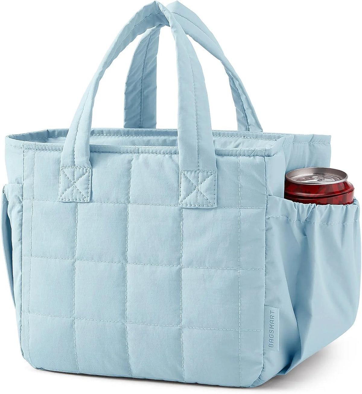 BAGSMART Lunch Bag Women Small Cute Quilted Insulated Leakproof Lightweight