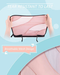 BAGSMART Compression Packing Cubes for Travel