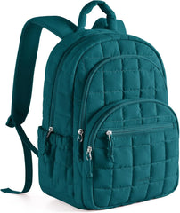 BAGSMART Travel Backpack for Women, 15.6" College Laptop Backpack, Teal