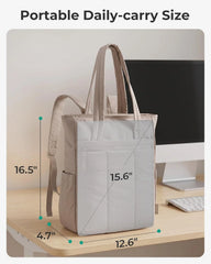 BAGSMART Backpack for Women, 15.6 Inch Tote Backpack for Travel