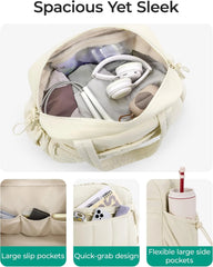 BAGSMART Duffle Bag for Travel, Gym Bag for Women, Weekender Carry on