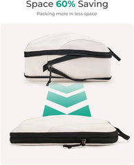 BAGSMART Compression Packing Cubes for Travel