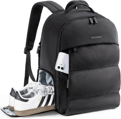 BAGSMART Travel Backpack for Women, Gym Backpack with Shoe Compartment