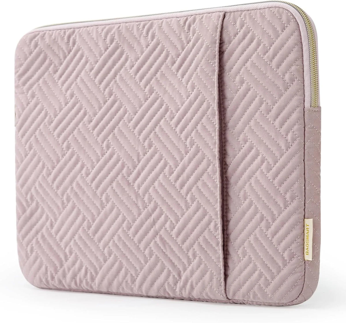 BAGSMART Lightweight Laptop Sleeve with Pocket, Protective Laptop Case