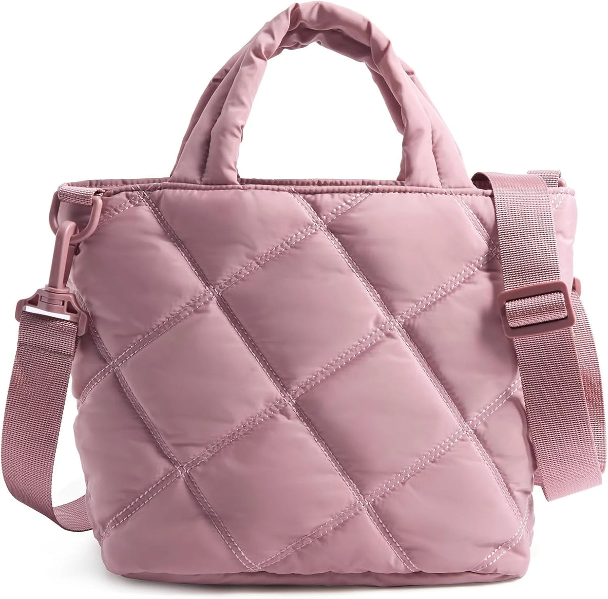 BAGSMART Crossbody Bags for Women, Lightweight Purses for Women, Quilted Puffer Tote Handbags for Daily Use,Shop,Travel