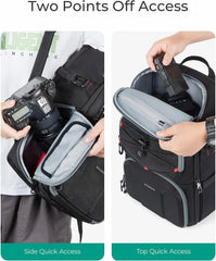 BAGSMART Camera Bag for Photographers Professional Fits up to 15.6" Laptop