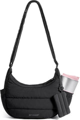 BAGSMART Crossbody Purses for Women with Adjustable Strap Small Puffer bag