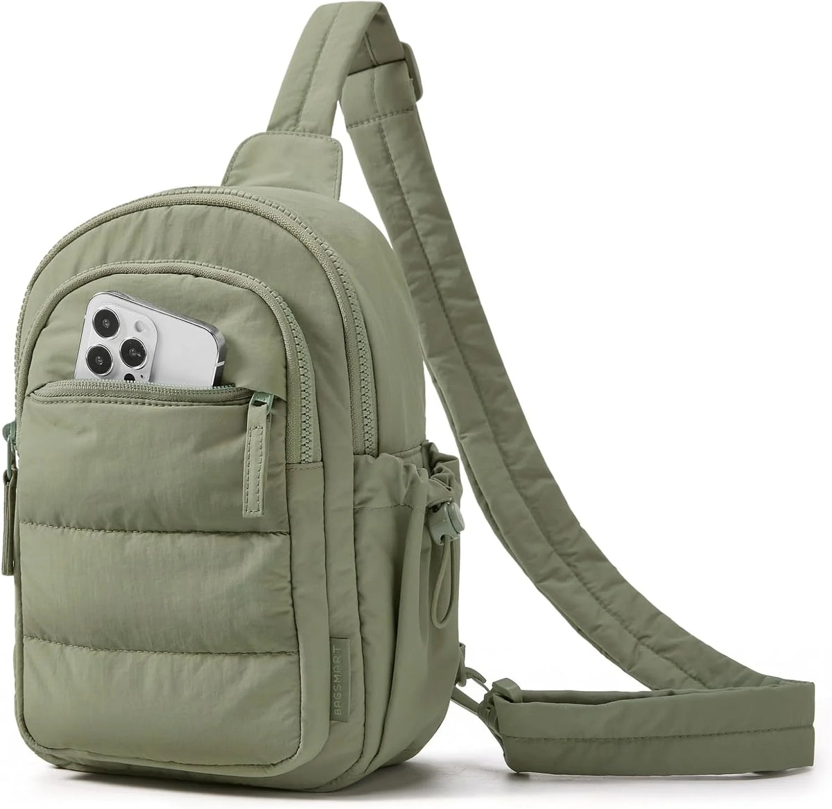 BAGSMART Small Sling Bag for Women, Puffer Crossbody Bag Hobo Handbag