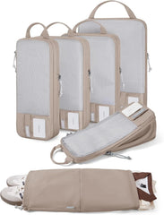 BAGSMART Compression Packing Cubes for Travel Essentials