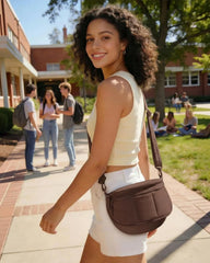 BAGSMART Crossbody Bags for Women Travel Purse, Puffer Bum Bag Handbag Wallets, Crossbody Fanny Packs for Travel & Work