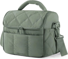 BAGSMART Insulated Lunch Bags for Women, Cute Quilted Lunch Box