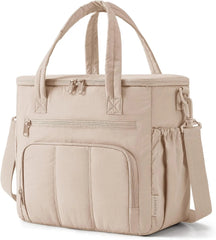 BAGSMART Puffy Insulated Lunch Bag, 13L Lightweight Tote