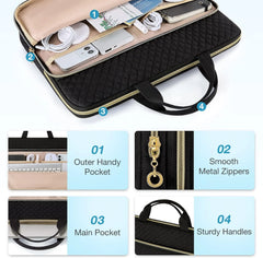 BAGSMART Laptop Sleeve Case with Handle Protective Water-Resistant
