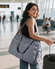BAGSMART Duffle Bag for Travel, Gym Bag for Women, Weekender Carry on