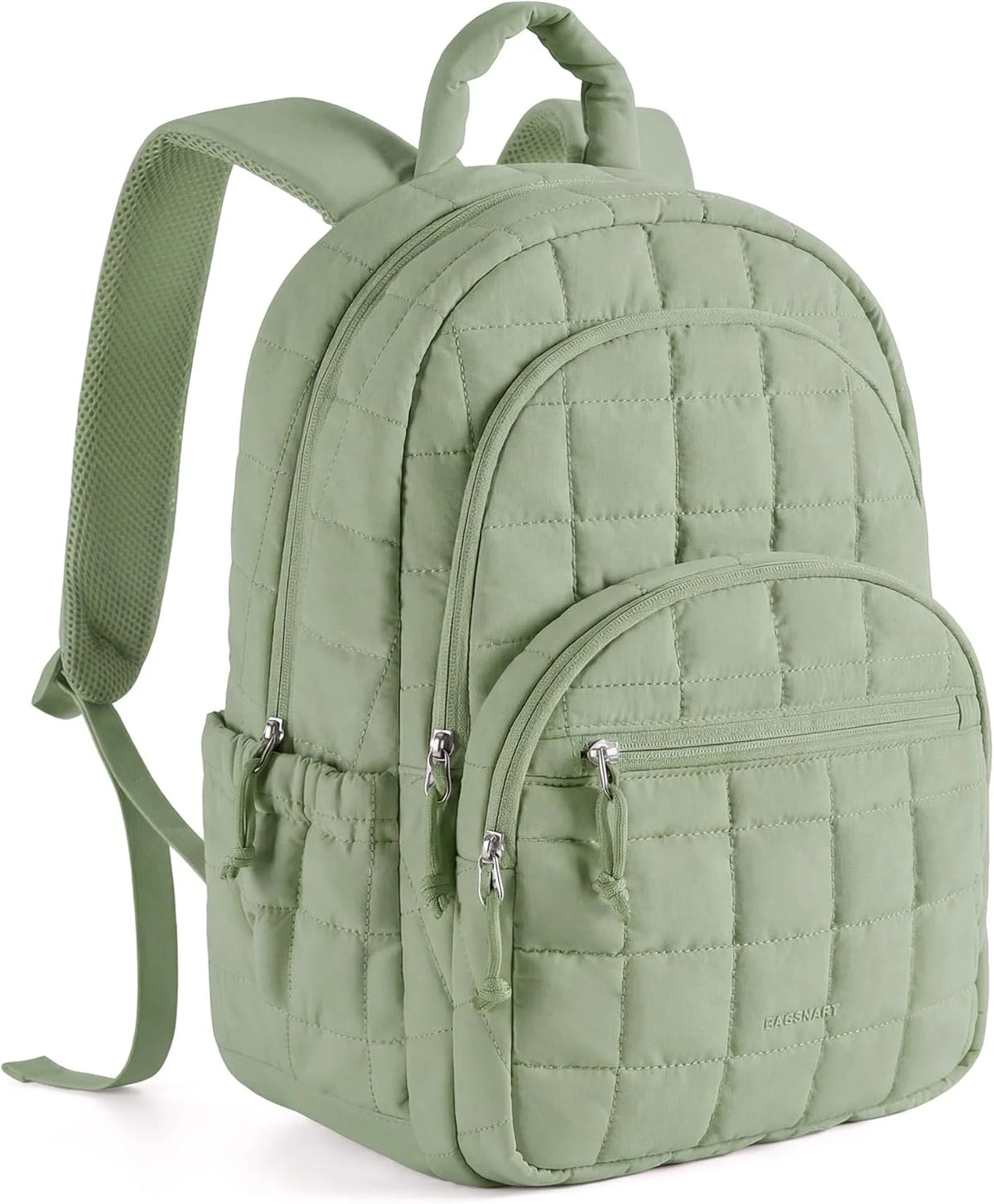 BAGSMART Travel Backpack for Women, College Laptop Backpack, Forest Green