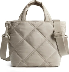 BAGSMART Crossbody Bags for Women, Lightweight Purses for Women, Quilted Puffer Tote Handbags for Daily Use,Shop,Travel