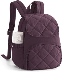 BAGSMART Mini Backpack for Women, Cute Puffer Flap Daypack Purse