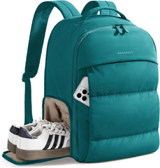 BAGSMART Travel Backpack for Women, Gym Backpack with Shoe Compartment