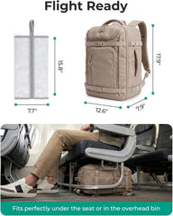 BAGSMART Travel Backpack for Women & Men, 17-Inch Laptop Carry on Backpack
