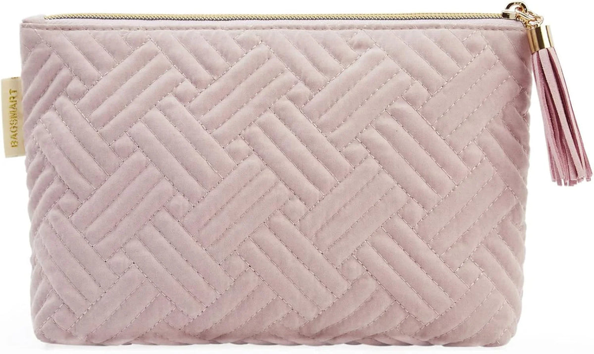 BAGSMART Small Makeup Bag for Women, Zipper Cosmetic Pouch for Purse