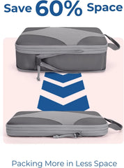 Bagsmart Compression Packing Cubes, Travel Bag Cruise Ship Essentials