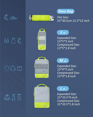 BAGSMART Compression Packing Cubes for Travel Essentials