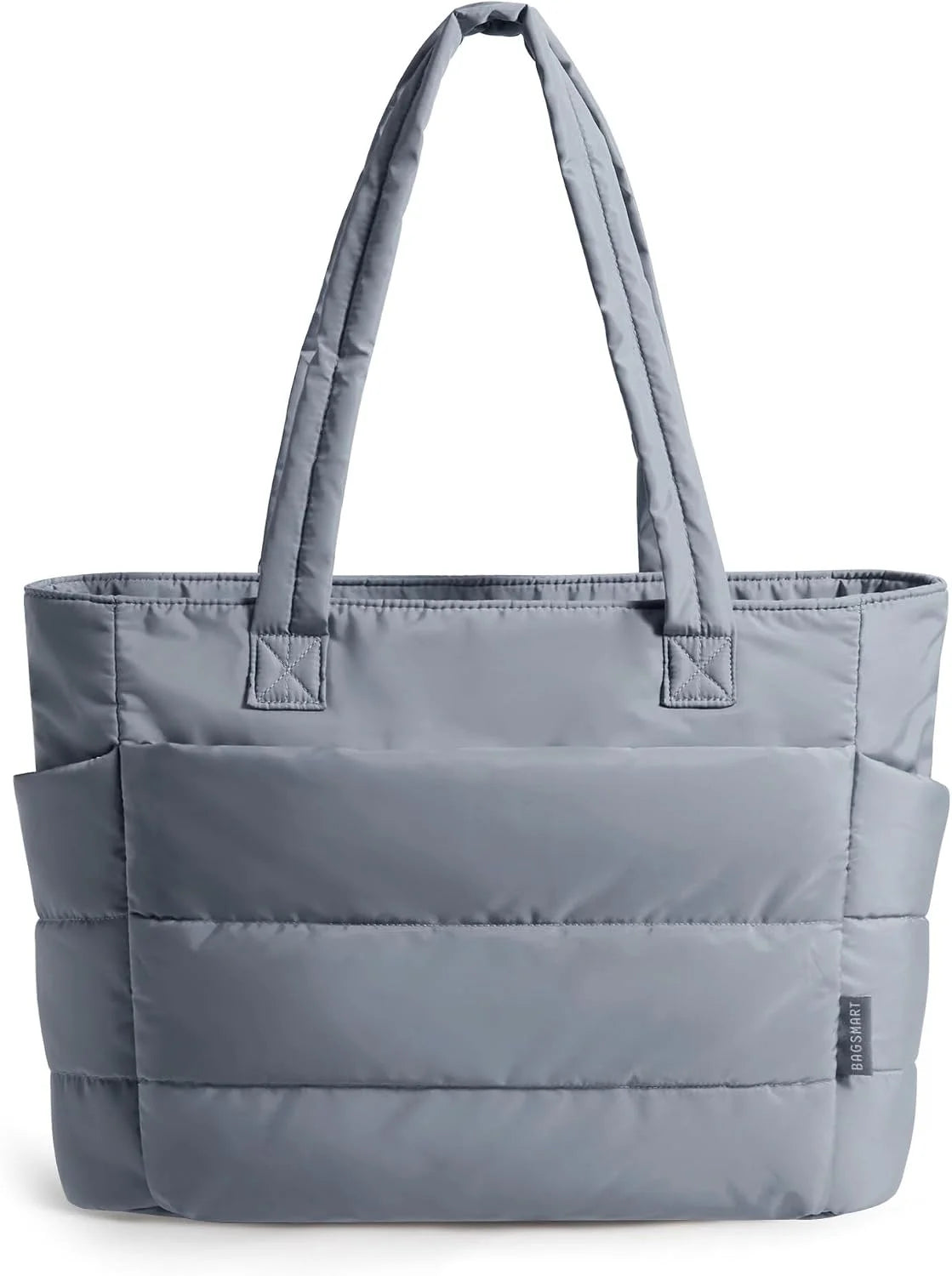 BAGSMART Puffy Tote Bag for Women, Lightweight Work Tote Handbag