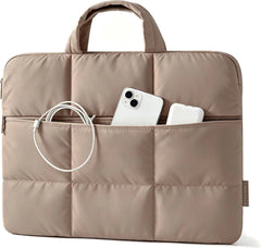 BAGSMART Laptop Sleeve 15.6 Inch Puffer Slim Protective Case for Women