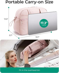 BAGSMART Duffle Bag for Travel, Gym Bag for Women, Weekender Carry on