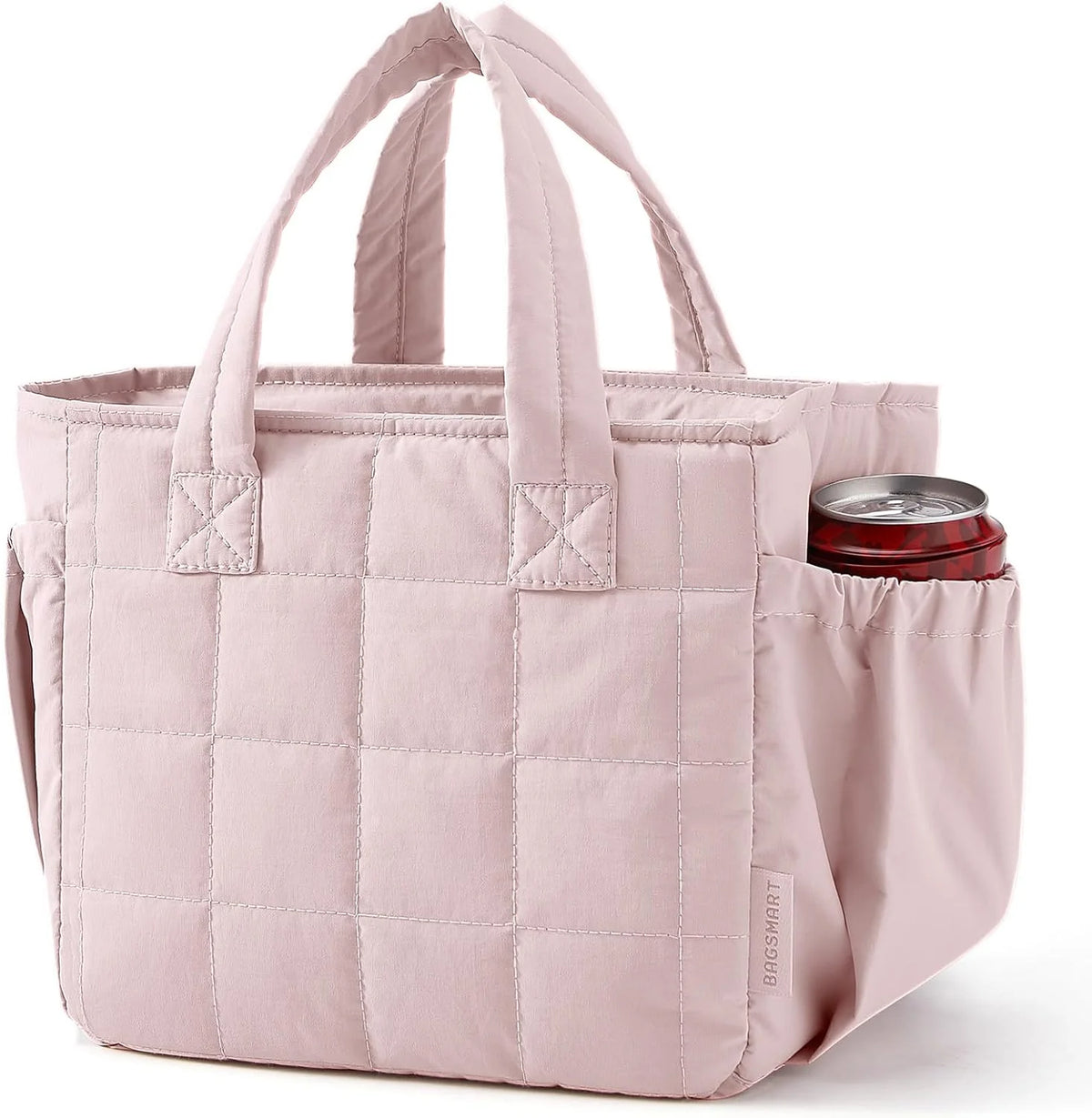 BAGSMART Lunch Bag Women Small Cute Quilted Insulated Leakproof Lightweight