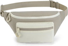 BAGSMART Fanny Packs for Women Men, Bag for Running Traveling Hiking, Camel